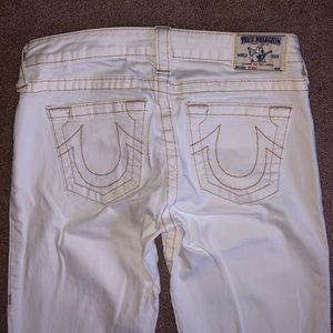 True Religion White Skinny Jeans